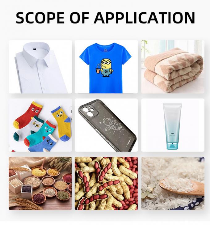 Niestandardowe samozamykające się torby z zamkiem CPE z nadrukowanym logo 5