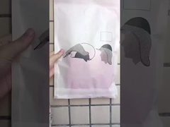 Papierowa koperta szklana z uchwytem do pakowania i zakupu