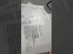 Trójstronna torebka z papieru pergaminowego z możliwością personalizacji, do pakowania