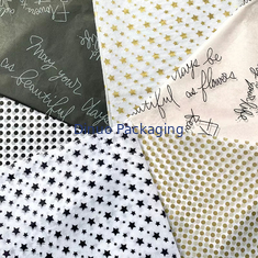 Biodegradowalny papier bibułkowy z wzorzystym wzorem fali na prezent na twarz perfum