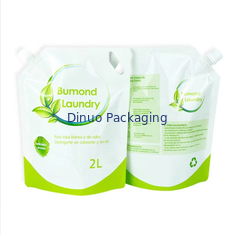 Druk wklęsły Stand Up Spout Pouch 1L 2L Detergent do prania Torba na mydło w płynie