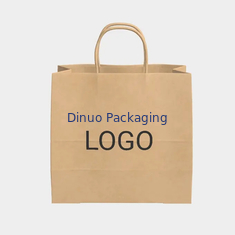 Kraft Paper Takeaway Tote Bag Pieczenie Ciasta Herbata Mleczna Zakupy Prezent Papierowa Torba