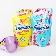 Detergent do prania Niestandardowe drukowane stojące woreczki Uzupełnij worek do pakowania mydła w płynie