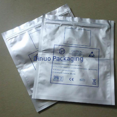 500 szt. Torby ochronne ESD Zip Lock / Open Top Srebrne do ochrony antystatycznej