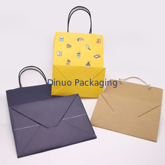 Kraft Paper Packaging Bag Gift Crafts Shopping Biodegradable Bag z skręconymi uchwytami