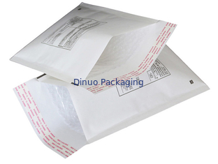 Biały maile z bańkami kraft 45x210mm # C, niestandardowe koperty Bubble Mailer