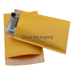 Lekkie żółte koperty Bubble Kraft, Kraft Bubble Envelopes Odporność na wstrząsy