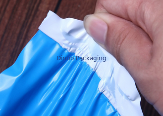 Niebieskie koperty foliowe Co-Extruded Film Plastikowe koperty do wysyłania dowodów wilgoci