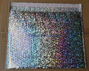 Silna ochrona Holograficzne koperty bąbelkowe Dekoracyjne koperty wysyłkowe