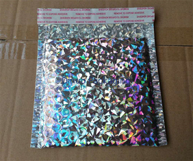 Błyszczące koperty z bąbelkami holograficznymi, ekspresowe pakowanie z kopertami Holographic Poly