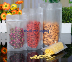Niestandardowe woreczki z nadrukiem Ziplock, pakowanie w etui Stand Up