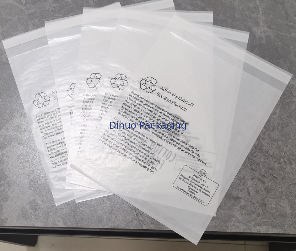 Recyklingowe, trójstronnie zgrzewane, niestandardowe papierowe torby do pakowania artykułów codziennego użytku - projekt PDF
