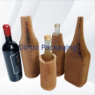 Craft Kraft Honeycomb Wrapping Paper Mesh Set Kosmetyczne opakowanie szklanej butelki Odporne na wstrząsy