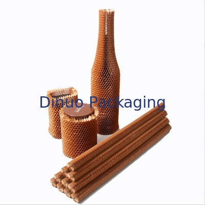 Odporny na wstrząsy ochronny papier o strukturze plastra miodu do opakowań ceramicznych z czerwonego wina w logistyce