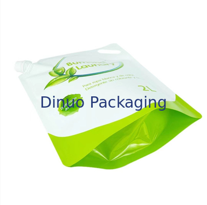 Druk wklęsły Stand Up Spout Pouch 1L 2L Detergent do prania Torba na mydło w płynie