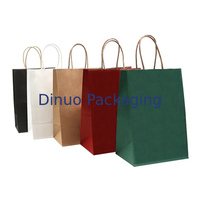 Kraft Paper Takeaway Tote Bag Pieczenie Ciasta Herbata Mleczna Zakupy Prezent Papierowa Torba