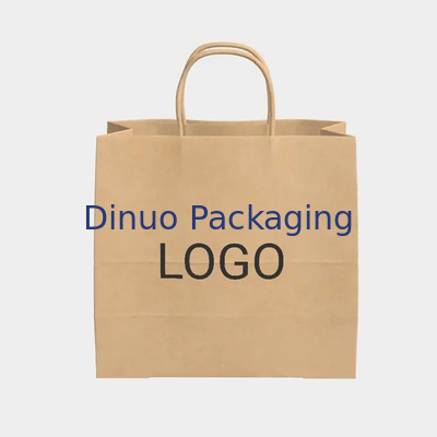 Kraft Paper Takeaway Tote Bag Pieczenie Ciasta Herbata Mleczna Zakupy Prezent Papierowa Torba