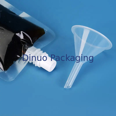Niestandardowe drukowanie wklęsłe Stand Up Liquid Pouch Przezroczyste etui na sok z wylewką