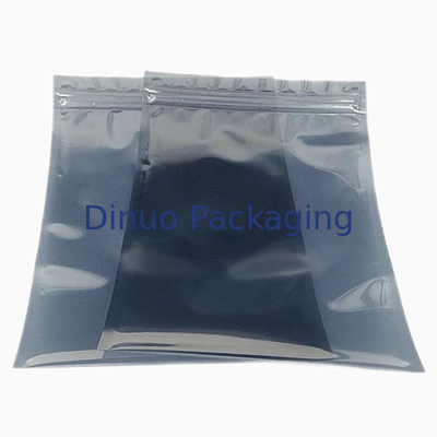 Srebrna osłonięta antystatyczna torba ESD Zip Lock / Open Top Grubość 0,03 - 0,15 mm
