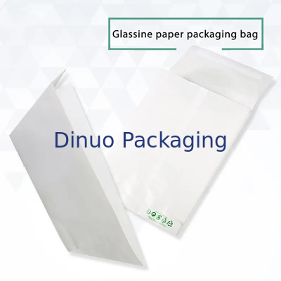 Niestandardowe logo Glassine Paper Pouch Biodegradowalny druk wklęsły Przezroczysta papierowa torba