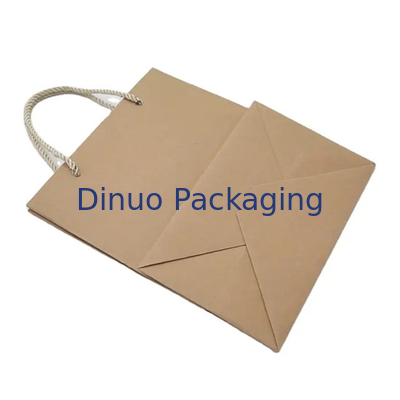 Kraft Paper Packaging Bag Gift Crafts Shopping Biodegradable Bag z skręconymi uchwytami