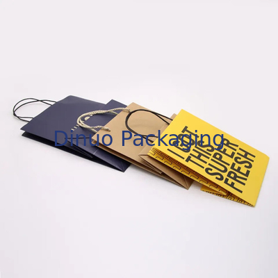 Kraft Paper Packaging Bag Gift Crafts Shopping Biodegradable Bag z skręconymi uchwytami