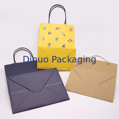 Kraft Paper Packaging Bag Gift Crafts Shopping Biodegradable Bag z skręconymi uchwytami
