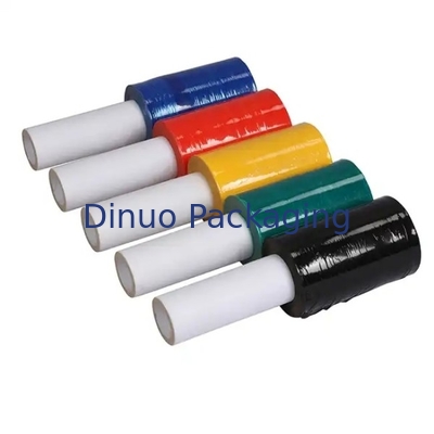 LLDPE Red Stretch And Shrink Film 0,012 mm Zaprojektowany z plastikowym uchwytem