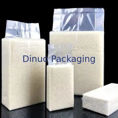 Przejrzysty worek próżniowy z różnorodnymi drukiem ziarnkowym