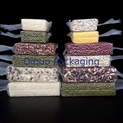 Przejrzysty worek próżniowy z różnorodnymi drukiem ziarnkowym