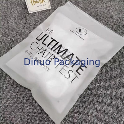 Niestandardowe Matte Frosted Zip Seal Ziplock Plastic Bags For Clothing Zipper Bag