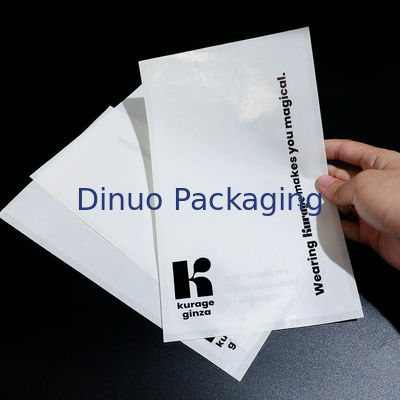 Hurtowa wytłaczana mini półjednorazowa samoprzylepna przezroczysta biodegradowalna koperta papierowa woskowana torba papierowa
