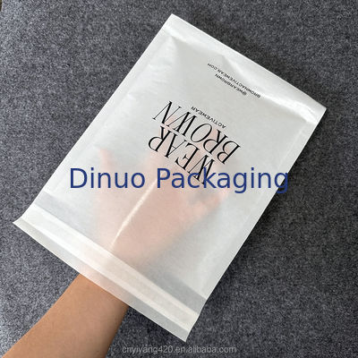 Produkty spożywcze Przezroczyste biodegradowalne worki z papieru woskowego z taśmą klejącą