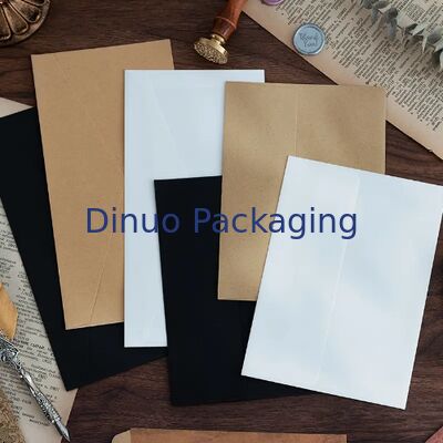 Vintage Kraft Paper Envelopes For Letter Writing Invitation Gift Card Packaging Wypakowanie kartek podarunkowych