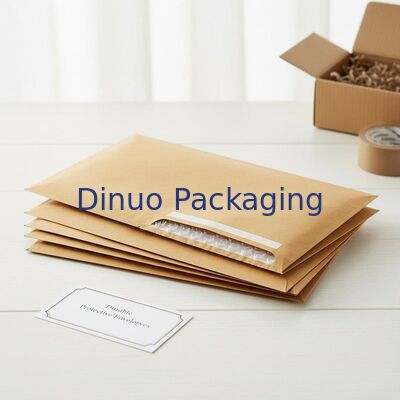 3 do 4 mm grubości Kraft Bubble Mailers Featuring Poly Bubble Inside Material Durable Protective Envelopes for Shipping