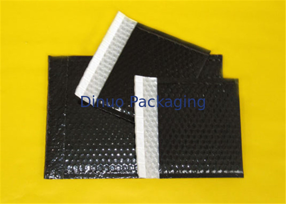 Koperty PET z czarnym bąbelkiem, 6x10 Bubble Mailers Rozmiar 0 Siła uderzenia