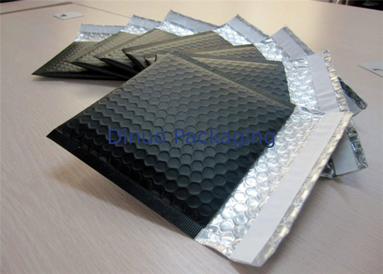 Koperty PET z czarnym bąbelkiem, 6x10 Bubble Mailers Rozmiar 0 Siła uderzenia