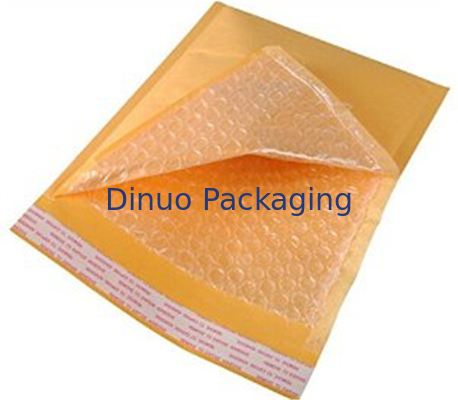 Lekkie żółte koperty Bubble Kraft, Kraft Bubble Envelopes Odporność na wstrząsy