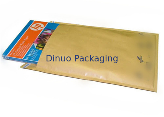 Lekkie żółte koperty Bubble Kraft, Kraft Bubble Envelopes Odporność na wstrząsy