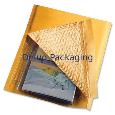 Lekkie żółte koperty Bubble Kraft, Kraft Bubble Envelopes Odporność na wstrząsy