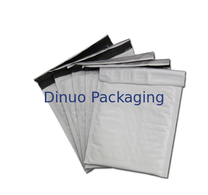 Białe koperty bąbelkowe Poly Bubble Mailers Samoprzylepne do książek / DVD / prezentów