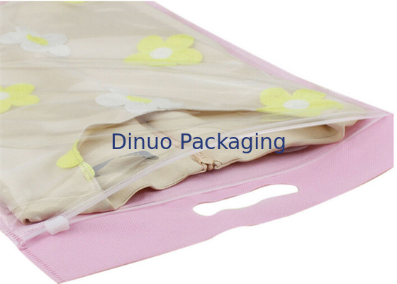 Plastikowa torba z pakietem odzieży z przenośnym uchwytem i zamknięciem Ziplock