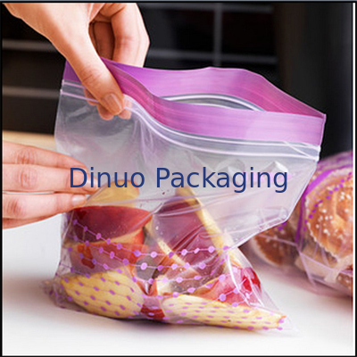 Resealable plastikowe torby do pakowania żywności, torby plastikowe z nadrukiem ZipLock