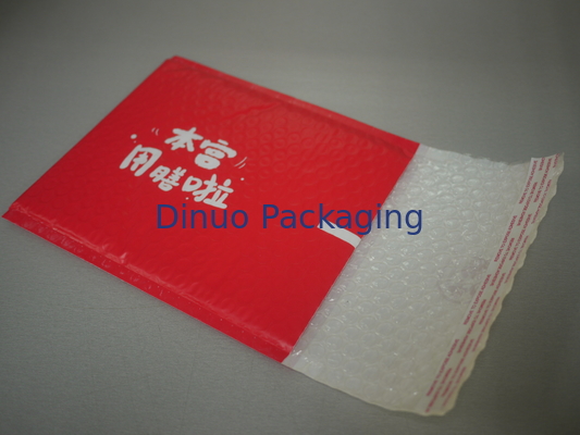 Czerwone bąbelkowe koperty Poly Mailers Padded Envelopes 10,5 X 16 # 5 Odporność na przebicie