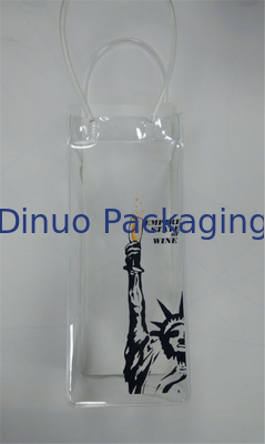 Wodoodporna torba z przezroczystego PVC Plastikowa torba z lodem z uchwytem Eco Friendly
