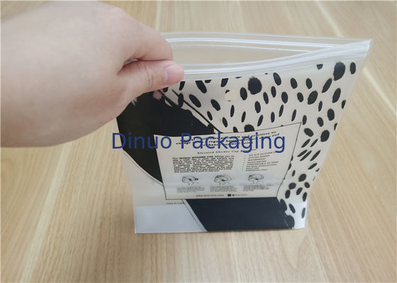 Zamknięcie na zamek PVC Torby do pakowania Wodoodporne do podróży Czepek prysznicowy