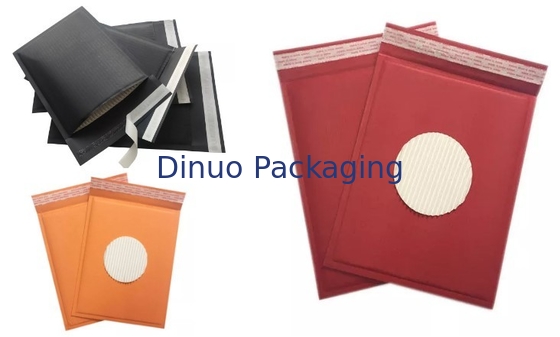 W 100% z recyklingu Na zamówienie Koperty bąbelkowe Kraft / Papier o strukturze plastra miodu Falista torba wyściełana