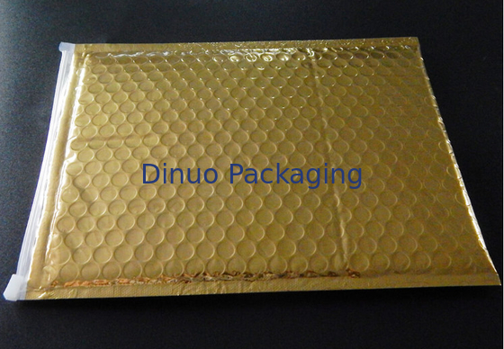 Star Packaging Zipper Slide Matte Gold Bubble Bag Plastikowa torba na suwak na prezenty