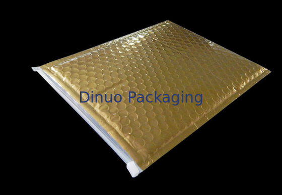 Star Packaging Zipper Slide Matte Gold Bubble Bag Plastikowa torba na suwak na prezenty