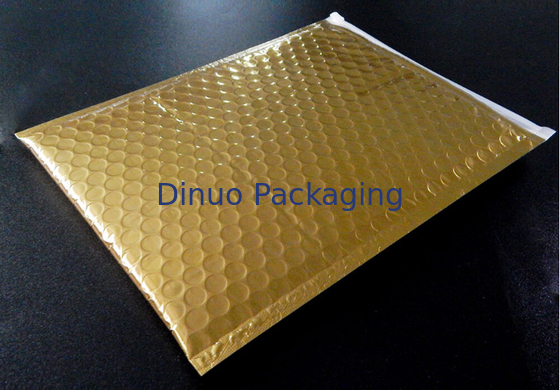 Star Packaging Zipper Slide Matte Gold Bubble Bag Plastikowa torba na suwak na prezenty